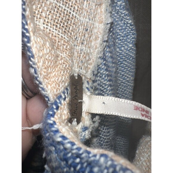 Free‎ People Moab Neutral Jumpsuit Deep V Back Ankle Length Sz. Large - Picture 8 of 12